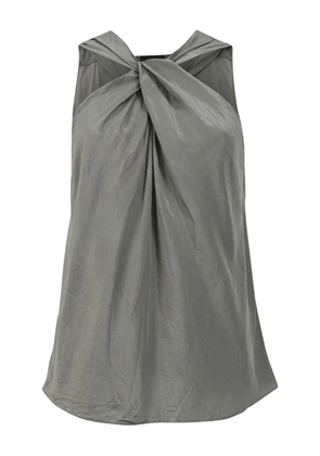 Theory twisted halterneck top - Grey