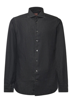 BORRIELLO NAPOLI denim shirt - Black