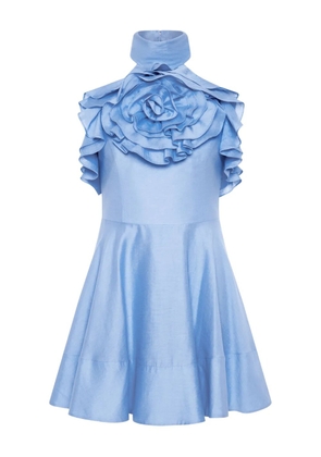 Rebecca Vallance Pastéque ruffled mini dress - Blue