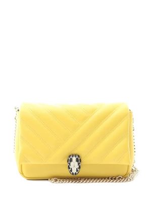 Bvlgari Pre-Owned 2010s Serpenti Cabochon cross body bag - Yellow