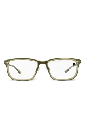 Shinola Flexon rectangular-frame glasses - Green
