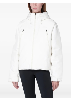The North Face embroidered-logo jacket - White