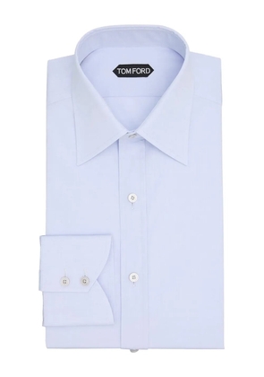 TOM FORD pointed-collar long-sleeve shirt - Purple