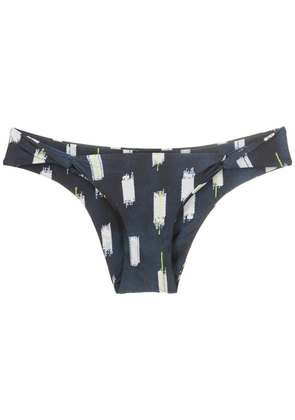 Lenny Niemeyer abstract-print bikini bottoms - Blue