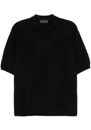 Iris Von Arnim knitted polo short - Blue