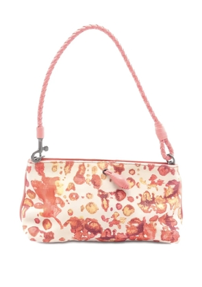Bottega Veneta Pre-Owned 2000s graphic-print shoulder bag - White