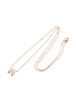 Hermès Pre-Owned 2010s mini Pop H necklace - Pink
