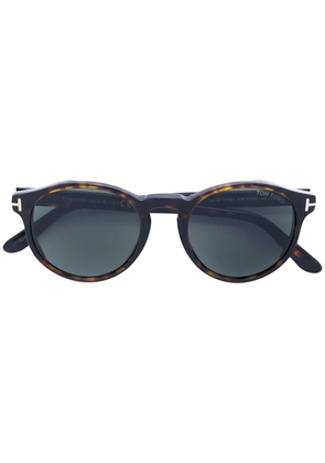 TOM FORD Eyewear round shaped sunglasses - Brown