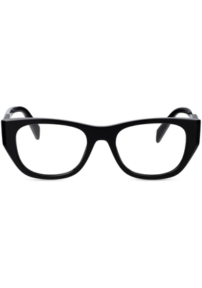 Prada Eyewear printed acetate glasses - Black