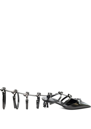 Valentino Garavani bow-strap pumps - Black
