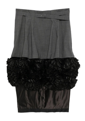 Toga bonded Mini Skirt - Grey