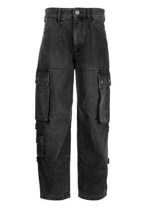 ISABEL MARANT Elore denim cargo pants - Black