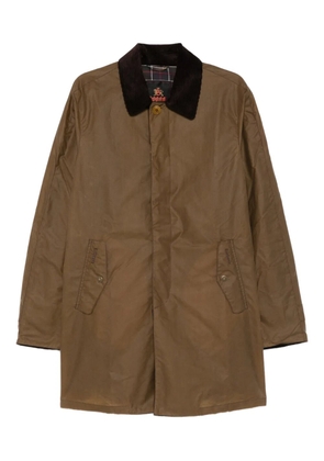 Barbour x Baracuta corduroy-collar coat - Brown