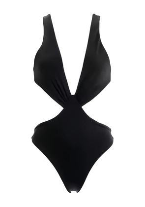Agua Bendita Malibu cut-out criss-cross swimsuit - Black