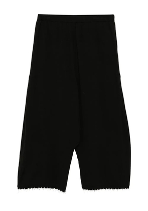 Rundholz side-pleated trousers - Black