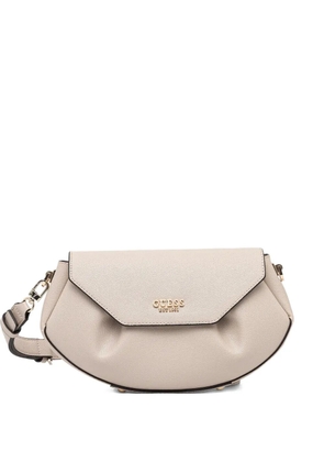 GUESS USA Amorette logo-lettering crossbody bag - Neutrals