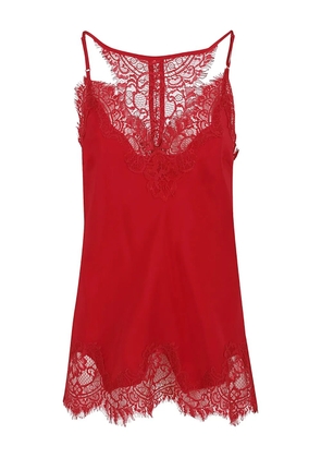 Gold Hawk silk top - Red