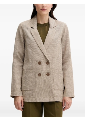 Benetton double-breasted blazer - Neutrals
