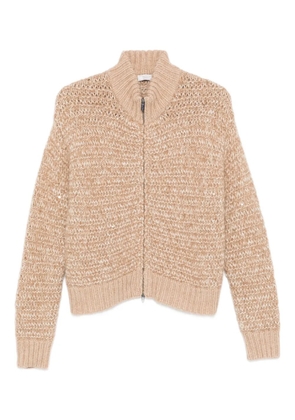 Peserico zip-fastening cardigan - Neutrals