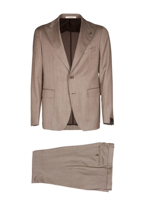Tagliatore button-fastening suit - Brown