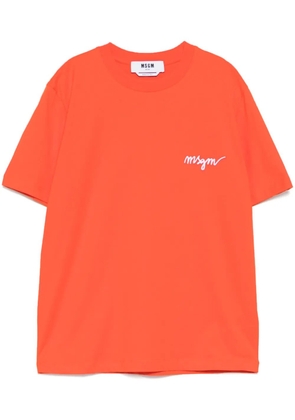 MSGM embroidered logo T-shirt