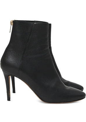 Jimmy Choo Pre-Owned 80mm pointed-toe ankle boots - Black