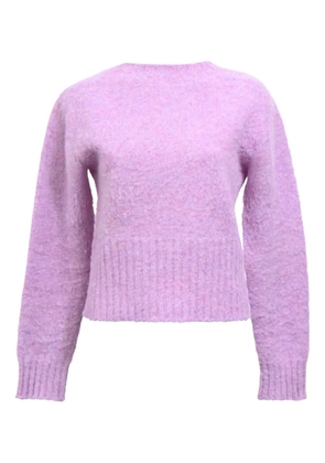 Victoria Beckham mélange-brushed sweater - Purple