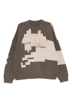 CROQUIS long-sleeve sweater - Brown