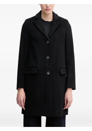 Benetton button pocket coat - Black