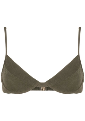 Lenny Niemeyer Taca triangle bikini top - Green
