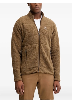 Haglöfs Mossa Pile zip-fastening jacket - Brown