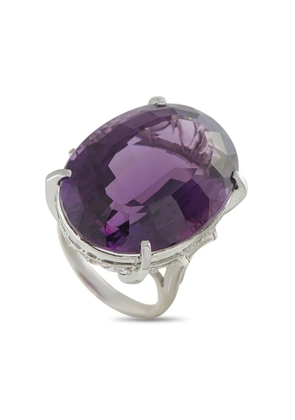 LB Exclusive platinum amethyst ring - Silver
