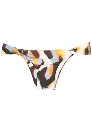 Lenny Niemeyer abstract-print bikini bottoms - Neutrals