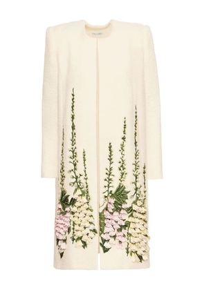 Oscar de la Renta long-sleeve coat - Neutrals