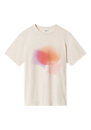 MARANT ÉTOILE Zewel graphic T-shirt - Neutrals