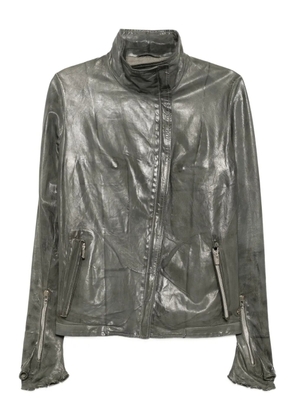 Carol Christian Poell Prosthetic leather jacket - Grey
