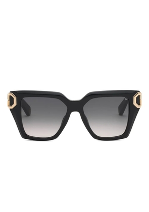 Philipp Plein Eyewear logo-plaque sunglasses - Black