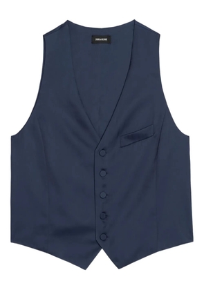 Zadig&Voltaire Emaux button waistcoat - Blue