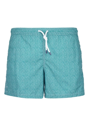 Fedeli Madeira printed swim shorts - Green