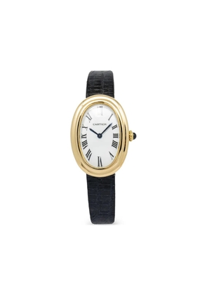 Cartier 18K yellow gold Baignoire 23mm - White