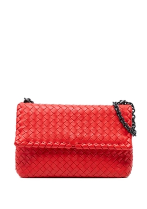 Bottega Veneta Pre-Owned 2012-2025 Small Nappa Intrecciato Olimpia shoulder bag - Red