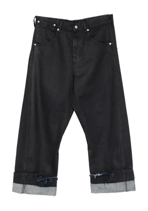 marina yee Dean frayed trousers - Blue