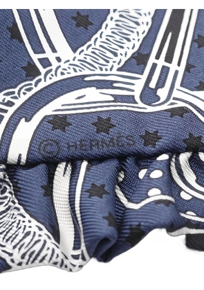 Hermès Pre-Owned 2010s Eperon d'Or scarf - Blue