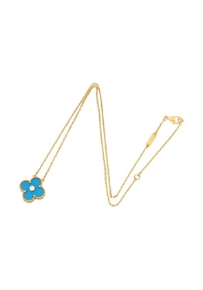 Van Cleef & Arpels Pre-Owned 2010s 18K yellow gold Alhambra diamond necklace