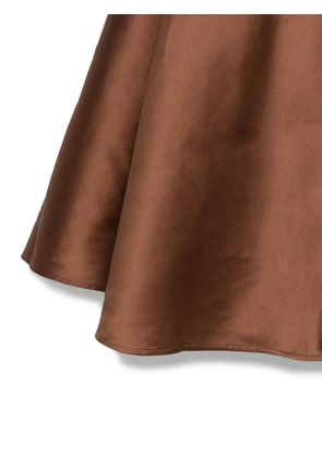 Marques'Almeida a-line skirt - Brown