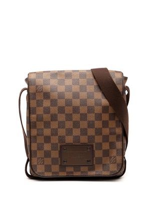 Louis Vuitton Pre-Owned 2009 Damier Ebene Brooklyn PM crossbody bag - Brown