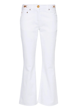 Versace Medusa '95 mid-rise flared jeans - White