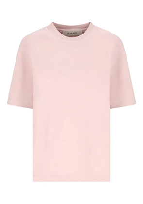 Golden Goose logo cotton T-shirt - Pink