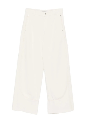 ERMANNO FIRENZE button-fastening trousers - White