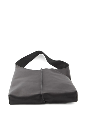 The Row small Bindle stitch-detail shoulder bag - Black